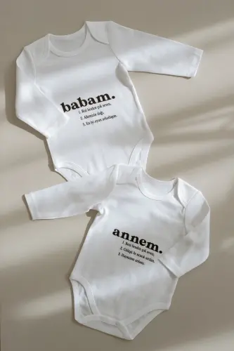 Unisex chaqaloq ekru organik 