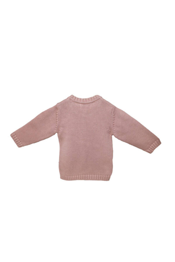 Unisex chaqaloq jigarrang Mason Organic kardigani - 3
