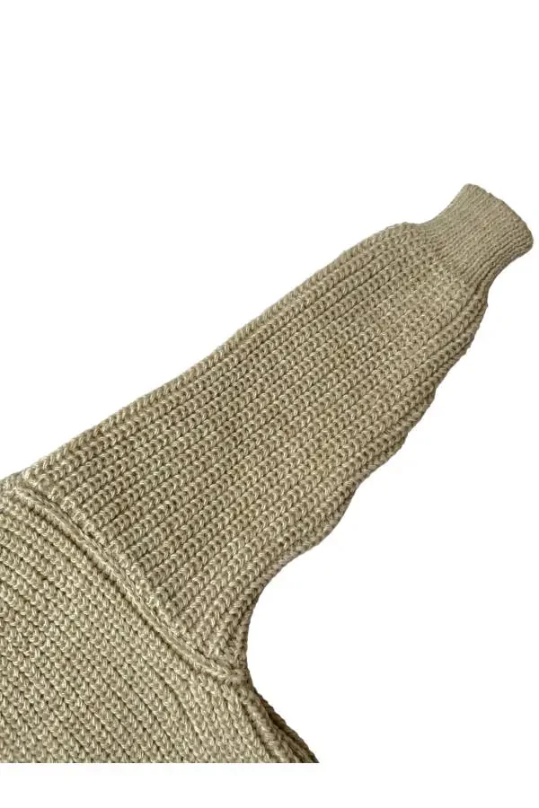 Unisex chaqaloq va bolalar uchun trikotaj sviter, elastik, Selanik velosiped yoqasi, 1-5 yosh - 3