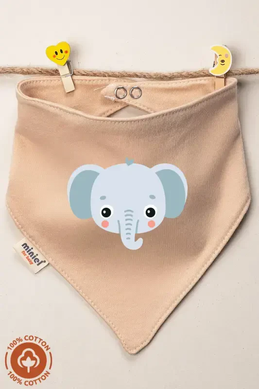 Unisex Chaqaloq Yangi Tug'ilgan Paxta Organik Paxta Hayvon Shaklli 0-3 Oy Chaqaloq So'lagi 3 dona to'plam - 2