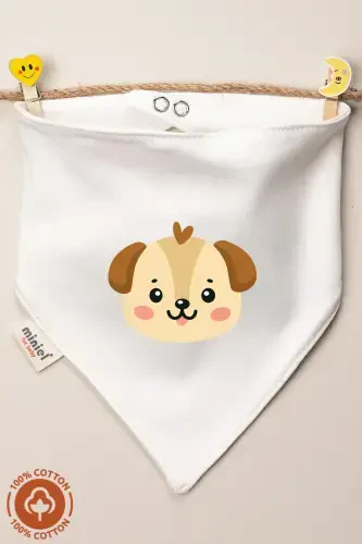 Unisex Chaqaloq Yangi Tug'ilgan Paxta Organik Paxta Hayvon Shaklli 0-3 Oy Chaqaloq So'lagi 3 dona to'plam - 3