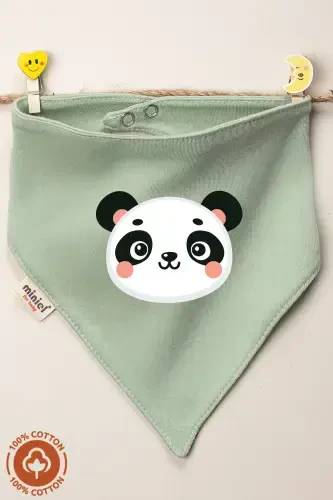 Unisex Chaqaloq Yangi Tug'ilgan Paxta Organik Paxta Hayvon Shaklli 0-3 Oy Chaqaloq So'lagi 3 dona to'plam - 4