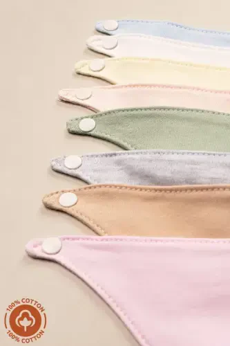 Unisex Chaqaloq Yangi Tug'ilgan Paxta Organik Paxta Hayvon Shaklli 0-3 Oy Chaqaloq So'lagi 3 dona to'plam - 5