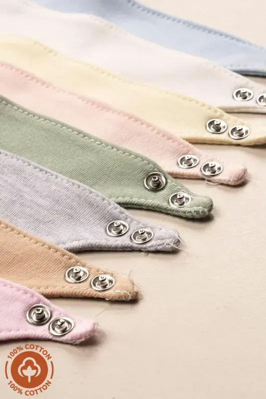 Unisex Chaqaloq Yangi Tug'ilgan Paxta Organik Paxta Hayvon Shaklli 0-3 Oy Chaqaloq So'lagi 3 dona to'plam - 6