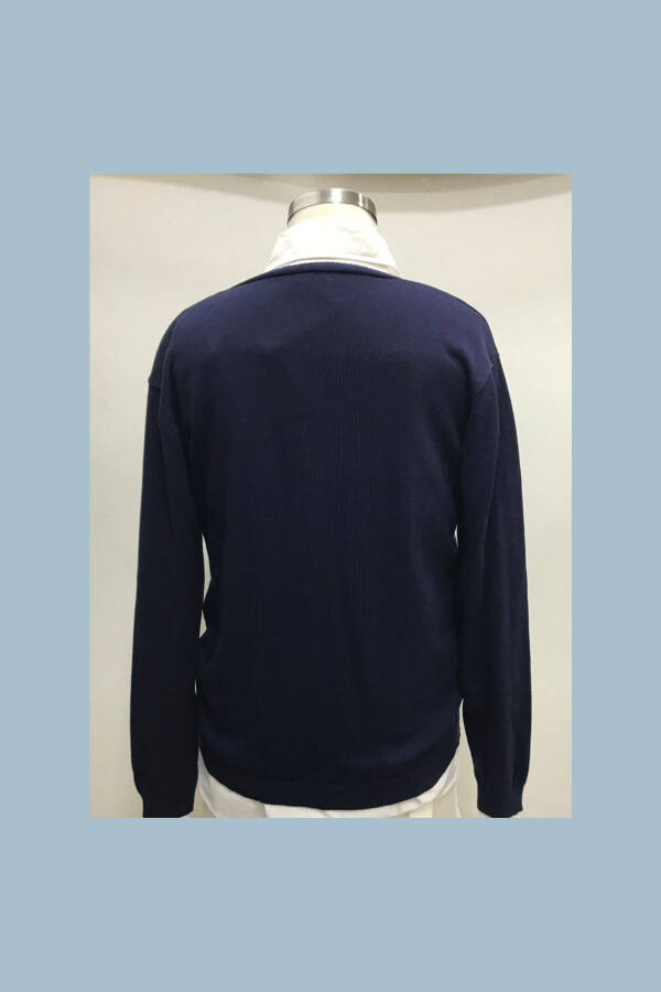 UNISEX CHILDREN'S V-NECK SWEATER SCHOOL CARDIGAN - 2