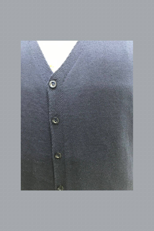 UNISEX CHILDREN'S V-NECK SWEATER SCHOOL CARDIGAN - 3