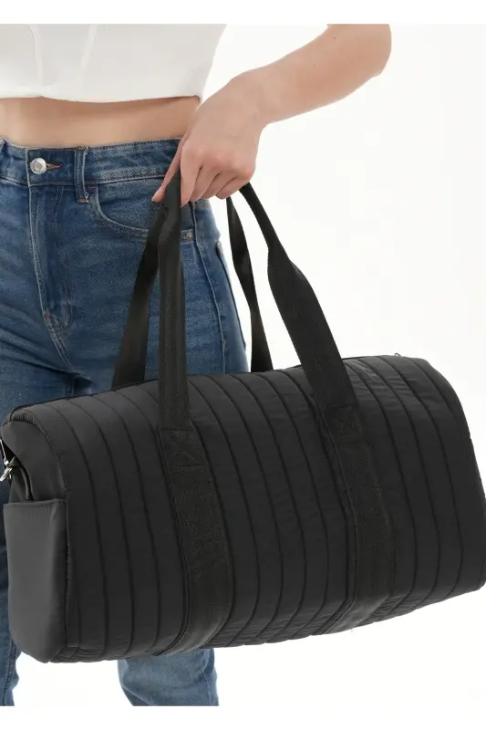Unisex cho'ntakli uzun qayishli ayollar va erkaklar uchun sayohat fitnes va sport sumkasi - 2