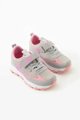 Unisex Çocuk Cırtlı lastikli Rahat Günlük Sneaker anorak Spor Ayakkabı hafif poli taban - BUZ - GAK RUN (1)