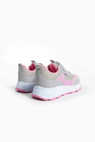 Unisex Çocuk Cırtlı lastikli Rahat Günlük Sneaker anorak Spor Ayakkabı hafif poli taban - BUZ - 4