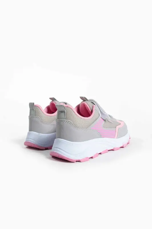 Unisex Çocuk Cırtlı lastikli Rahat Günlük Sneaker anorak Spor Ayakkabı hafif poli taban - BUZ - 4