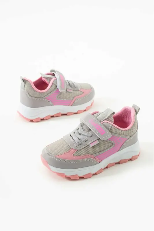 Unisex Çocuk Cırtlı lastikli Rahat Günlük Sneaker anorak Spor Ayakkabı hafif poli taban - BUZ - 5