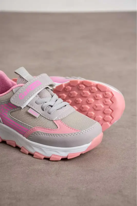 Unisex Çocuk Cırtlı lastikli Rahat Günlük Sneaker anorak Spor Ayakkabı hafif poli taban - BUZ - 6