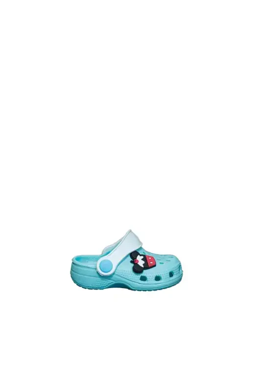 Unisex Çocuk Sandalet-nil yeşili emojili - Modazone
