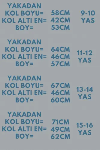 UNISEX ÇOCUK V YAKA TRIKO OKUL HIRKASI - LACİVERT - 5