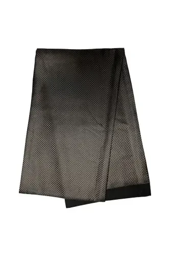 Unisex Coffee Baklava Pattern Satin Thin Cashmere Textured Warm Soft Winter Scarf-gift-brown - BIES (1)