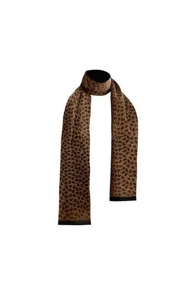 Unisex Coffee Drop Patterned Satin Thin Cashmere Textured Warm Soft Winter Scarf-Gift - BIES