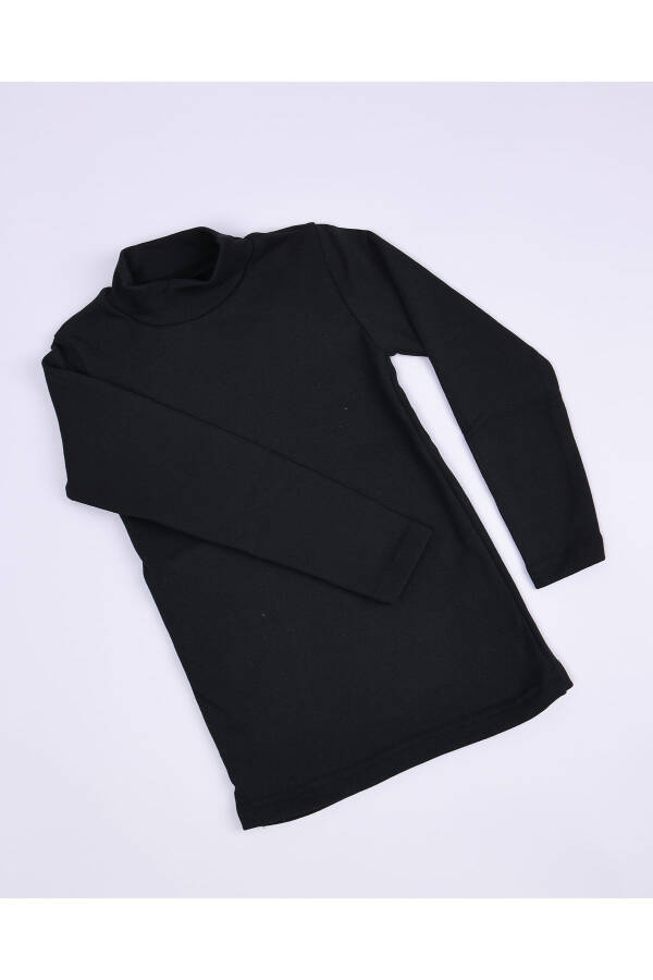 Unisex cotton crew neck slimfit turtleneck sweater - 1