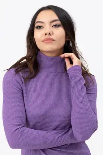 Unisex Cotton Fisherman Collar Ribbed Brushed Slim Fit Turtleneck Sweater-BLACK - JAKARLI (1)