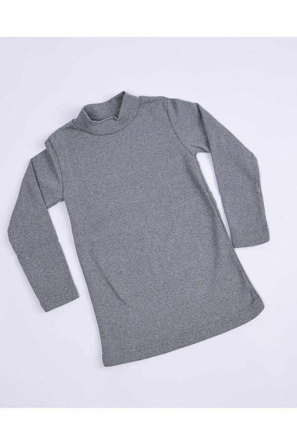 Unisex cotton slim fit turtleneck sweater - 1