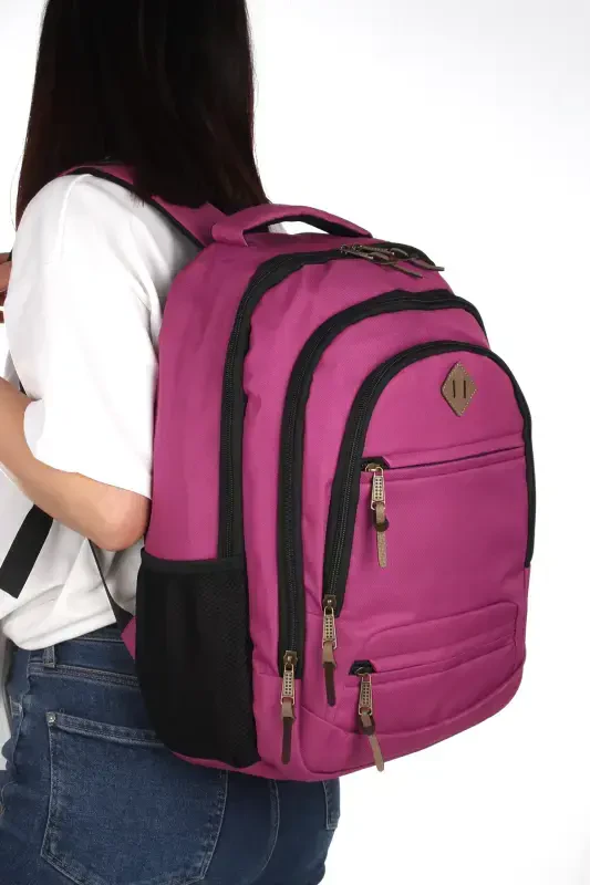 Unisex Daily School Travel Backpack Gk19 Lilac-LILAC - 2
