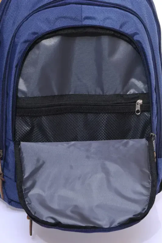 Unisex Daily School Travel Backpack Gk19 Navy Blue-NAVY BLUE - 4