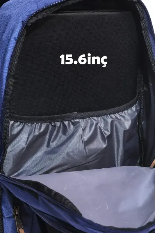 Unisex Daily School Travel Backpack Gk19 Navy Blue-NAVY BLUE - 5