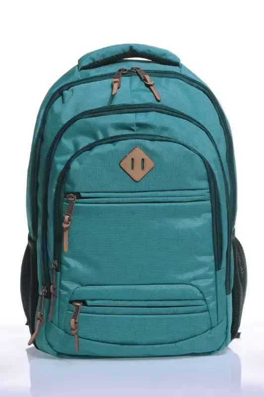 Unisex Daily School Travel Backpack Gk19 Turquoise-TURQUOISE - 2