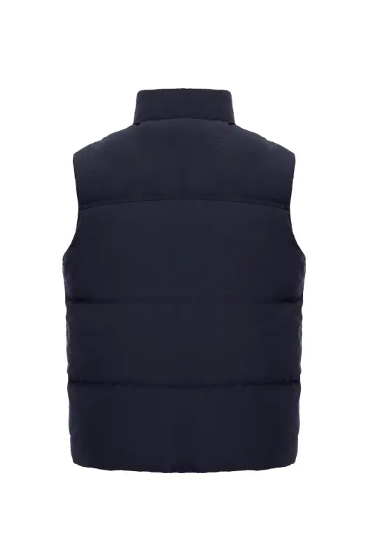 Unisex Dolgulu Şişme Yelek Lacivert - SİYAH - 6