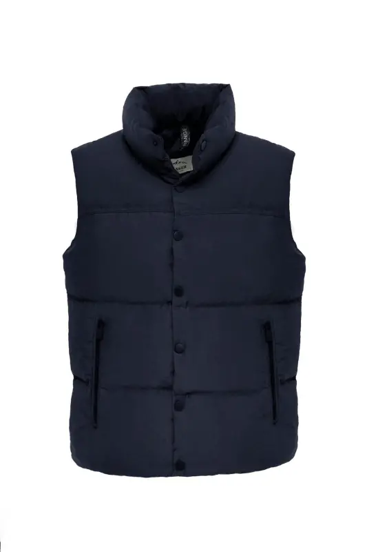Unisex Dolgulu Şişme Yelek Lacivert - SİYAH - DANGER