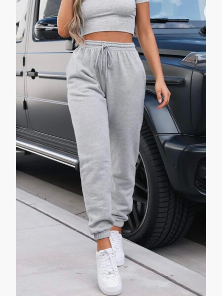 Unisex Elastic Waist and Cuff Sweatpants SPR24UEA82 - 5