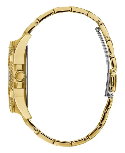 Unisex Gold rangli zanglamaydigan po'lat bilaguzukli soat 40mm-Gold rangli - GUESS (1)