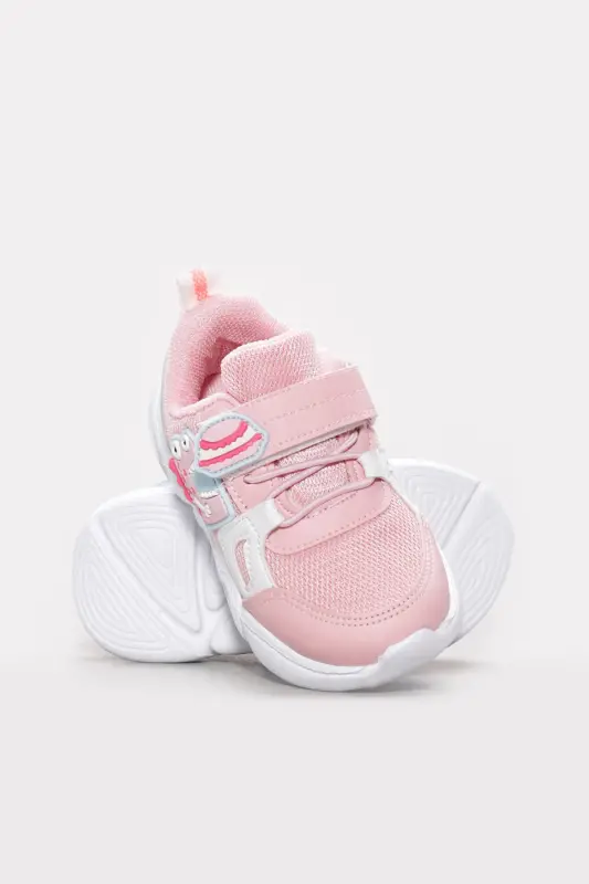 Kız Çocuk Sneaker Ayakkabı 461BA105 - Pembe Beyaz A.Mavi - 3
