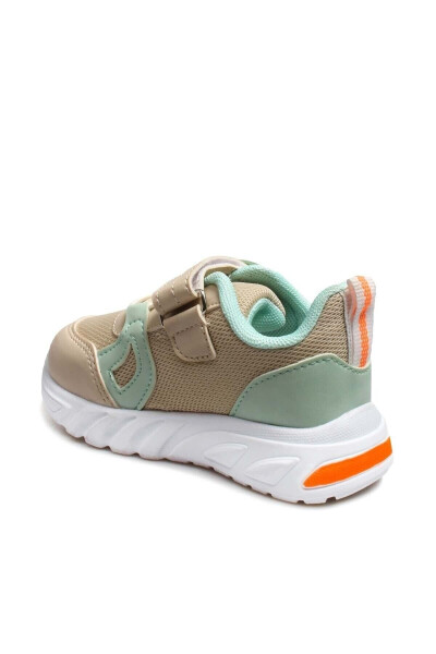 Unisex Işıklı Bebek Spor Hafif Taban Sneaker Yazlık Ayakkabı Bej 461BA105 - 9