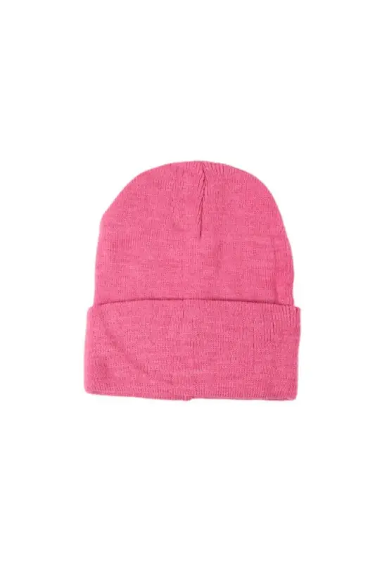 Unisex Katlamalı Bere - PEMBE - 1