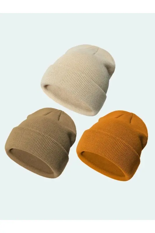 Unisex Katlamali Xantal,vizon,tosh 3'li Bere Seti-Xantal - 2