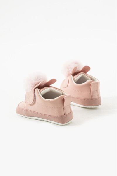 Unisex kaydırmaz Bebek Patik, Bebek Panduf, Kreş Ayakkabısı, Ev Ayakkabısı, İlk adım Ayakkabısı - Pembe - 4