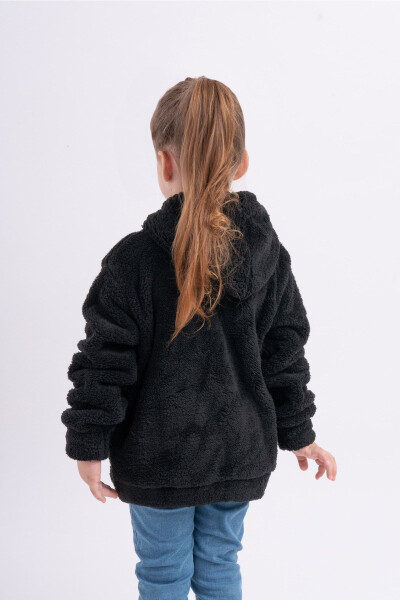 Unisex Kids Fleece Welsoft Plush Pocket Jacket - 5
