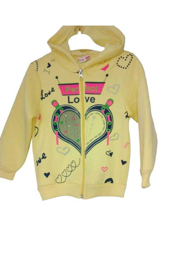 Unisex Kids Hooded Sweatshirt Jacket - 1