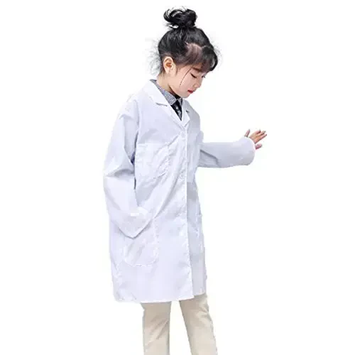 Unisex Kids Lab Coat Scientists Career Day Costume Halloween Pretent Dress-up Role Play Set - 5