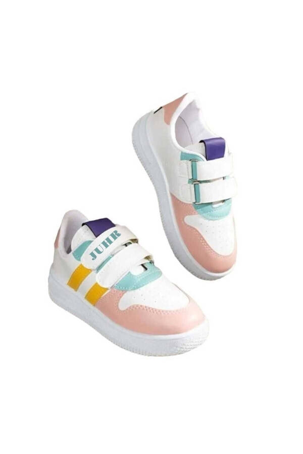 Unisex Kids Velcro Comfortable Daily Sneaker Sports Shoes - 1