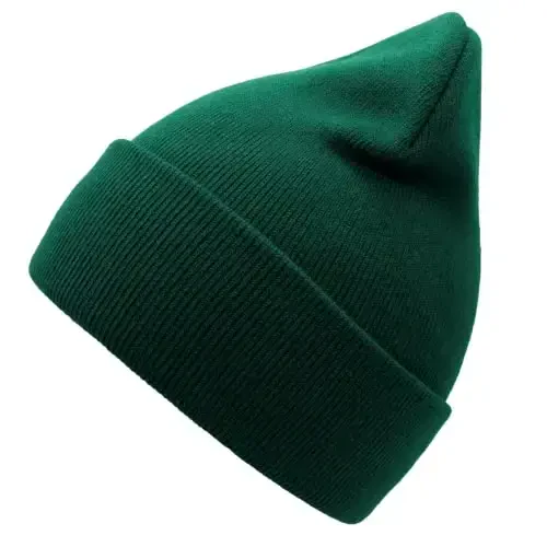 Unisex Knit Soft Warm Cuffed Beanie Hat Winter Camo Hats for Men Women - 2