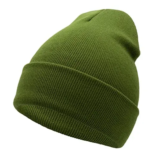 Unisex Knit Soft Warm Cuffed Beanie Hat Winter Camo Hats for Men Women - UNISEX