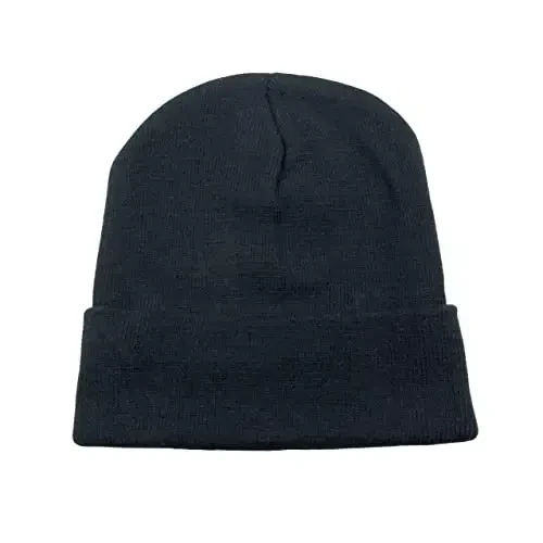 Unisex Knit Soft Warm Cuffed Beanie Hat Winter Camo Hats for Men Women - 3