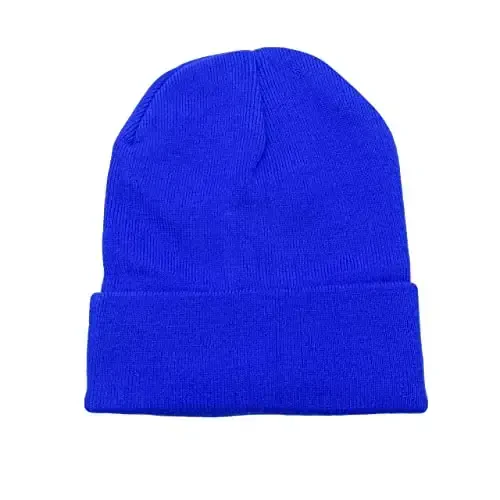 Unisex Knit Soft Warm Cuffed Beanie Hat Winter Camo Hats for Men Women - 3