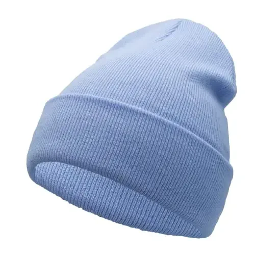 Unisex Knit Soft Warm Cuffed Beanie Hat Winter Camo Hats for Men Women - UNISEX