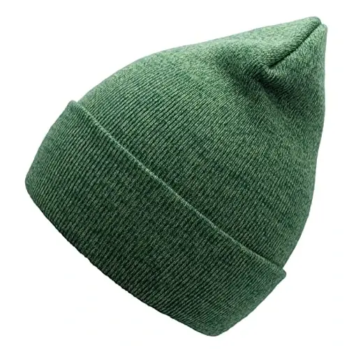 Unisex Knit Soft Warm Cuffed Beanie Hat Winter Camo Hats for Men Women - 2
