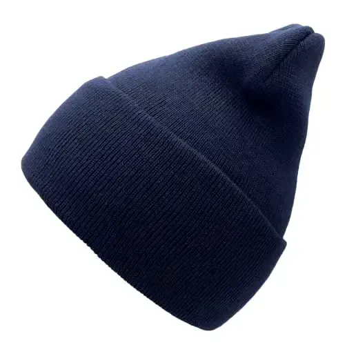 Unisex Knit Soft Warm Cuffed Beanie Hat Winter Camo Hats for Men Women - 2
