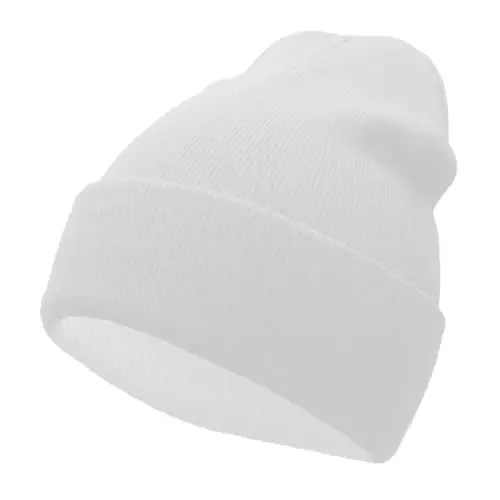 Unisex Knit Soft Warm Cuffed Beanie Hat Winter Camo Hats for Men Women 