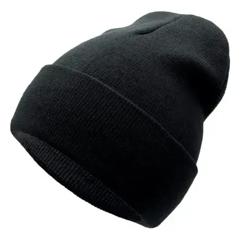 Unisex Knit Soft Warm Cuffed Beanie Hat Winter Camo Hats for Men Women - 1