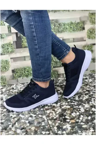 Unisex Ko‘k Rangli Ortopedik Yengil Kundalik Yozgi Yurish Yugurish Sport Poyafzallari - XSTEP (1)